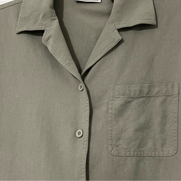 DRAPERS & DAMONS button down blouse and cardigan medium - Picture 6 of 10